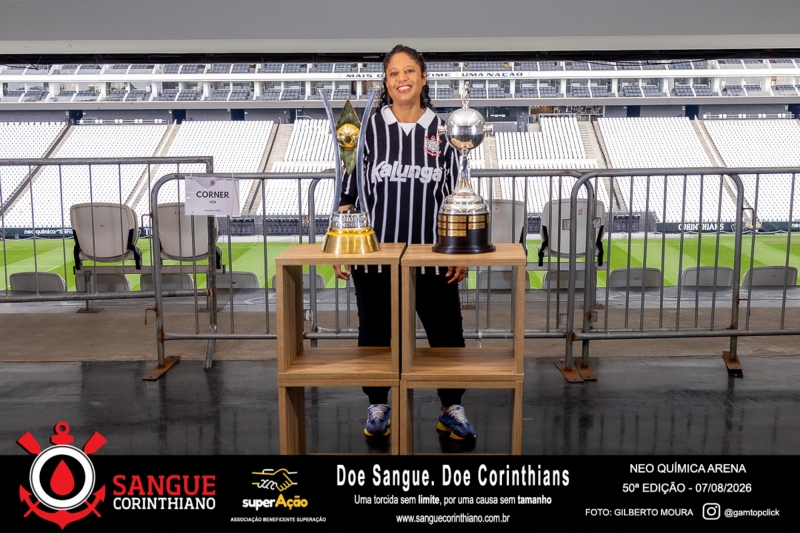 50º Edição - Campanha Sangue Corinthiano - Neo Quimíca Arena - 07 de Agosto 2026