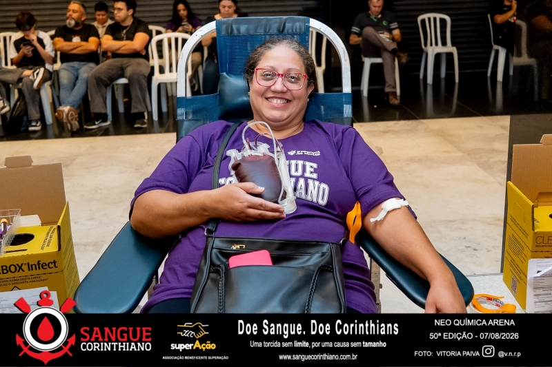 50º Edição - Campanha Sangue Corinthiano - Neo Quimíca Arena - 07 de Agosto 2026