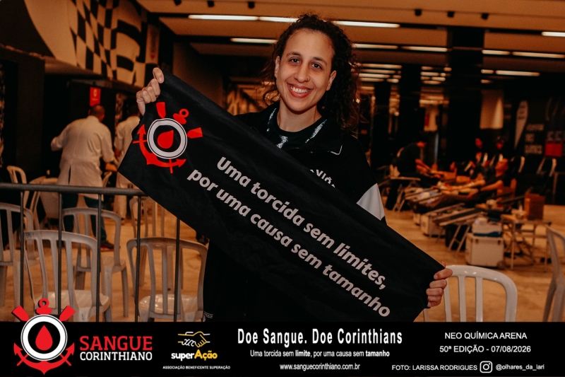 50º Edição - Campanha Sangue Corinthiano - Neo Quimíca Arena - 07 de Agosto 2026