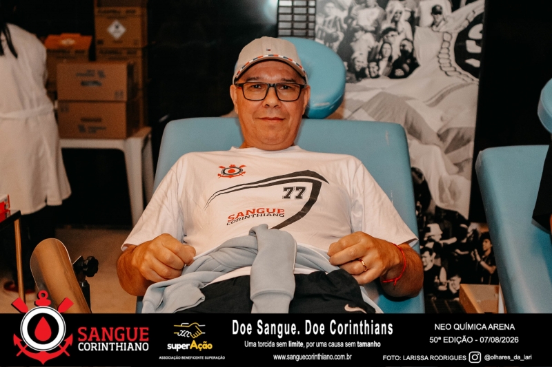 50º Edição - Campanha Sangue Corinthiano - Neo Quimíca Arena - 07 de Agosto 2026