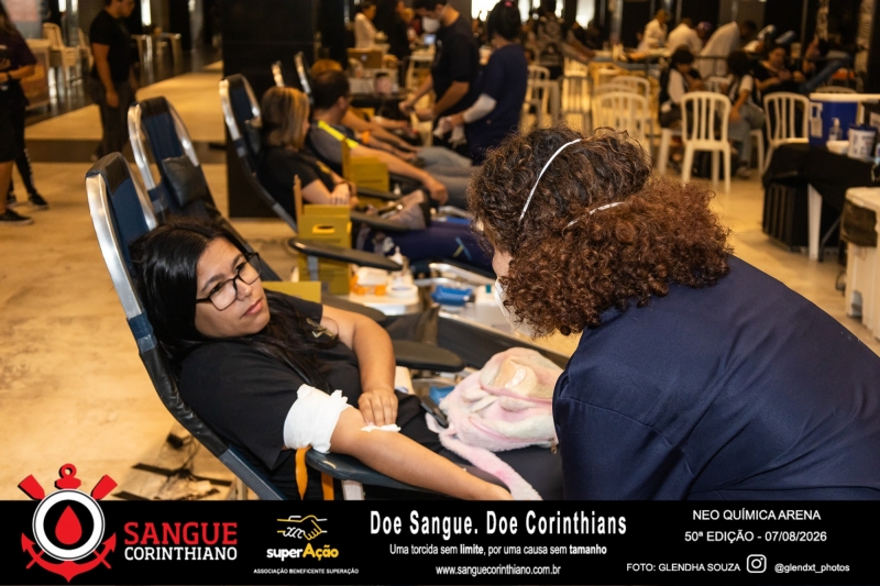 50º Edição - Campanha Sangue Corinthiano - Neo Quimíca Arena - 07 de Agosto 2026