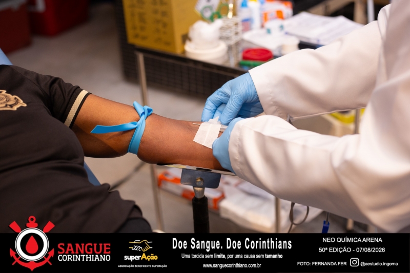 50º Edição - Campanha Sangue Corinthiano - Neo Quimíca Arena - 07 de Agosto 2026