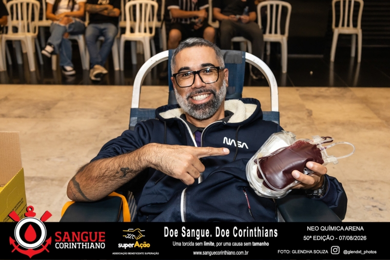 50º Edição - Campanha Sangue Corinthiano - Neo Quimíca Arena - 07 de Agosto 2026