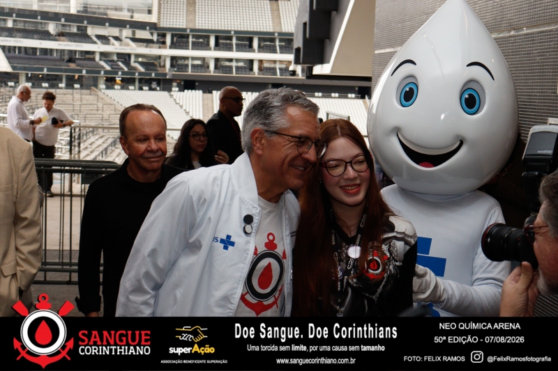 50º Edição - Campanha Sangue Corinthiano - Neo Quimíca Arena - 07 de Agosto 2026