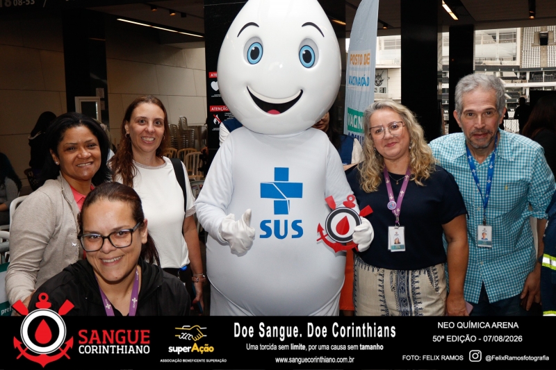 50º Edição - Campanha Sangue Corinthiano - Neo Quimíca Arena - 07 de Agosto 2026