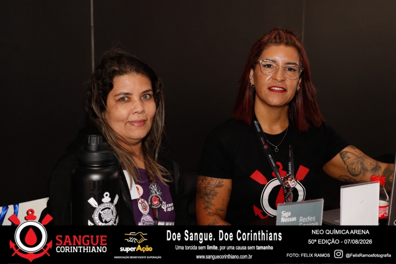 50º Edição - Campanha Sangue Corinthiano - Neo Quimíca Arena - 07 de Agosto 2026