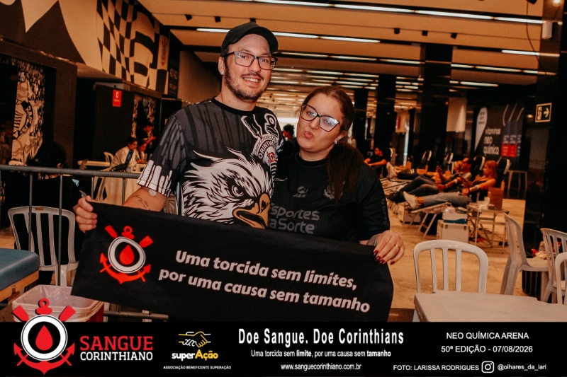 50º Edição - Campanha Sangue Corinthiano - Neo Quimíca Arena - 07 de Agosto 2026