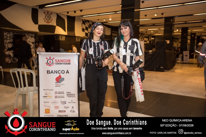 50º Edição - Campanha Sangue Corinthiano - Neo Quimíca Arena - 07 de Agosto 2026