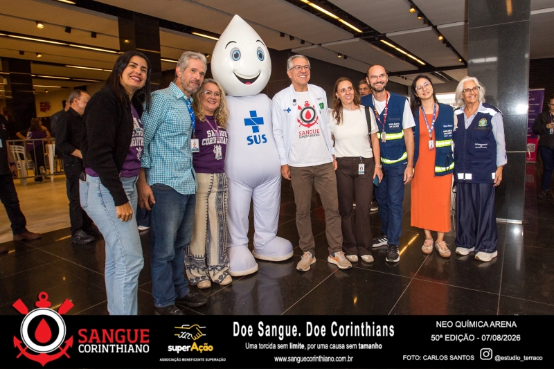 50º Edição - Campanha Sangue Corinthiano - Neo Quimíca Arena - 07 de Agosto 2026