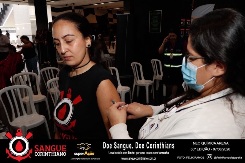 50º Edição - Campanha Sangue Corinthiano - Neo Quimíca Arena - 07 de Agosto 2026