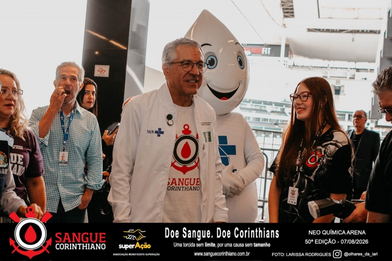 50º Edição - Campanha Sangue Corinthiano - Neo Quimíca Arena - 07 de Agosto 2026