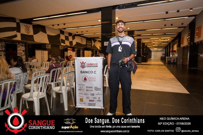 50º Edição - Campanha Sangue Corinthiano - Neo Quimíca Arena - 07 de Agosto 2026