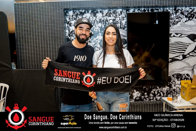 50º Edição - Campanha Sangue Corinthiano - Neo Quimíca Arena - 07 de Agosto 2026