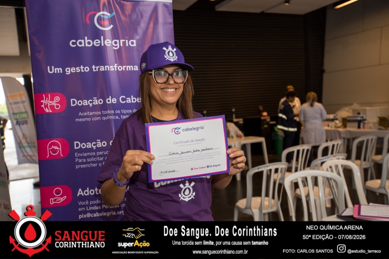 50º Edição - Campanha Sangue Corinthiano - Neo Quimíca Arena - 07 de Agosto 2026