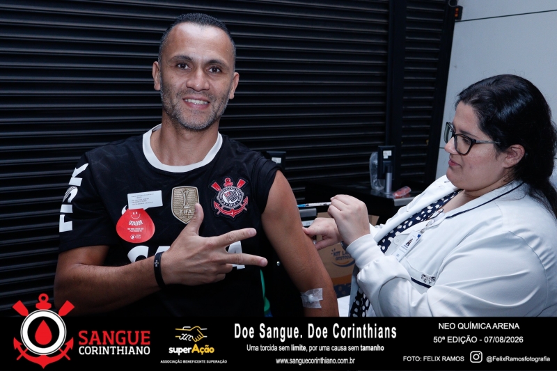 50º Edição - Campanha Sangue Corinthiano - Neo Quimíca Arena - 07 de Agosto 2026
