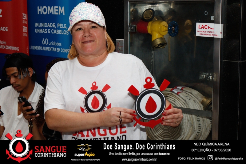 50º Edição - Campanha Sangue Corinthiano - Neo Quimíca Arena - 07 de Agosto 2026