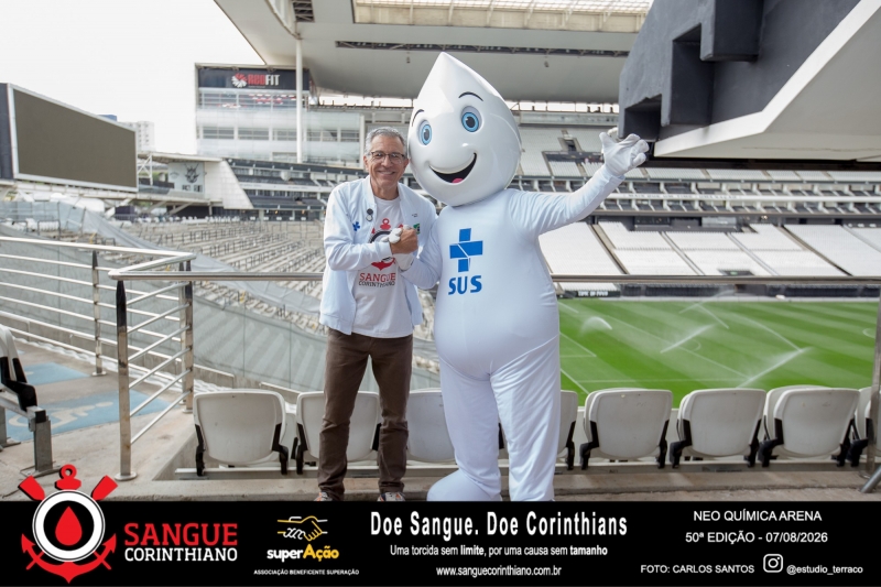 50º Edição - Campanha Sangue Corinthiano - Neo Quimíca Arena - 07 de Agosto 2026