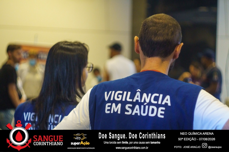 50º Edição - Campanha Sangue Corinthiano - Neo Quimíca Arena - 07 de Agosto 2026