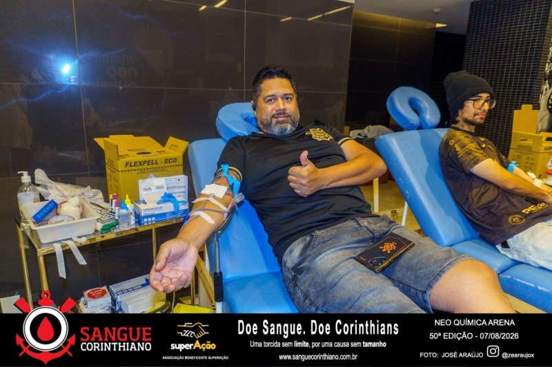50º Edição - Campanha Sangue Corinthiano - Neo Quimíca Arena - 07 de Agosto 2026