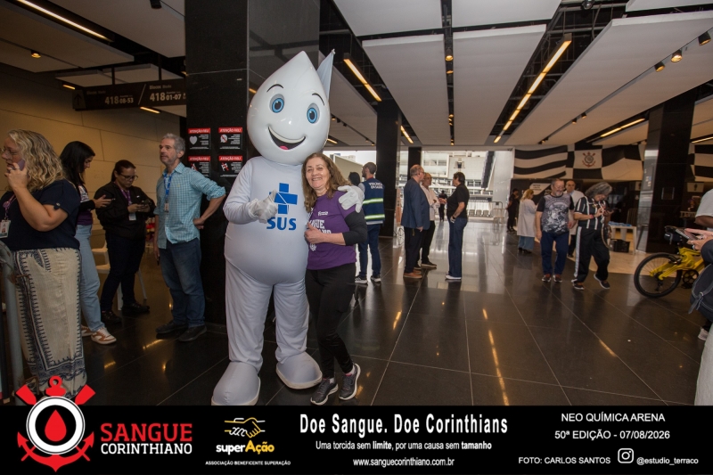 50º Edição - Campanha Sangue Corinthiano - Neo Quimíca Arena - 07 de Agosto 2026