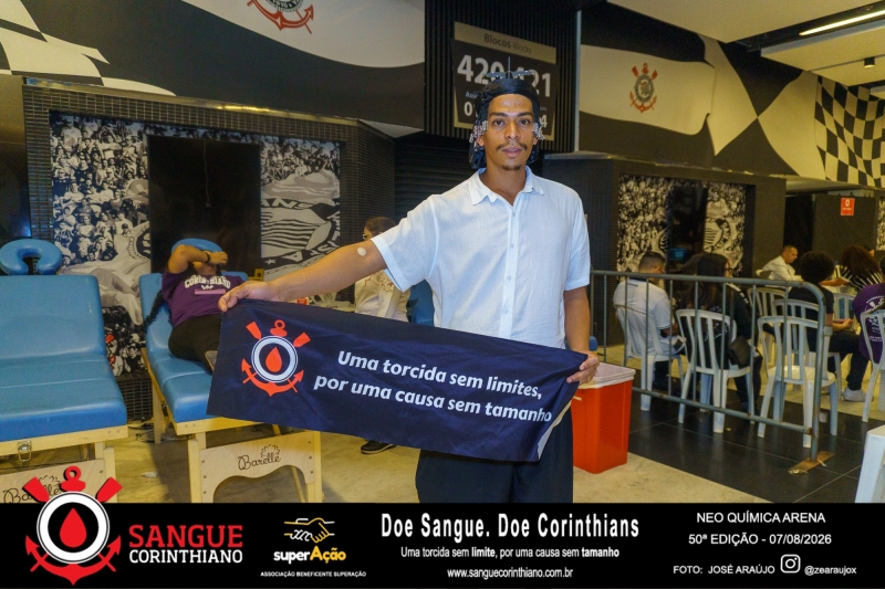 50º Edição - Campanha Sangue Corinthiano - Neo Quimíca Arena - 07 de Agosto 2026