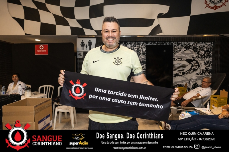 50º Edição - Campanha Sangue Corinthiano - Neo Quimíca Arena - 07 de Agosto 2026