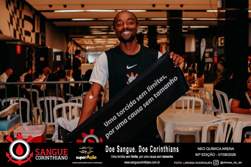 50º Edição - Campanha Sangue Corinthiano - Neo Quimíca Arena - 07 de Agosto 2026