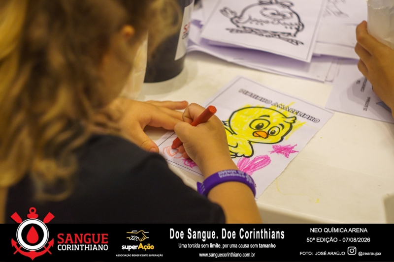 50º Edição - Campanha Sangue Corinthiano - Neo Quimíca Arena - 07 de Agosto 2026