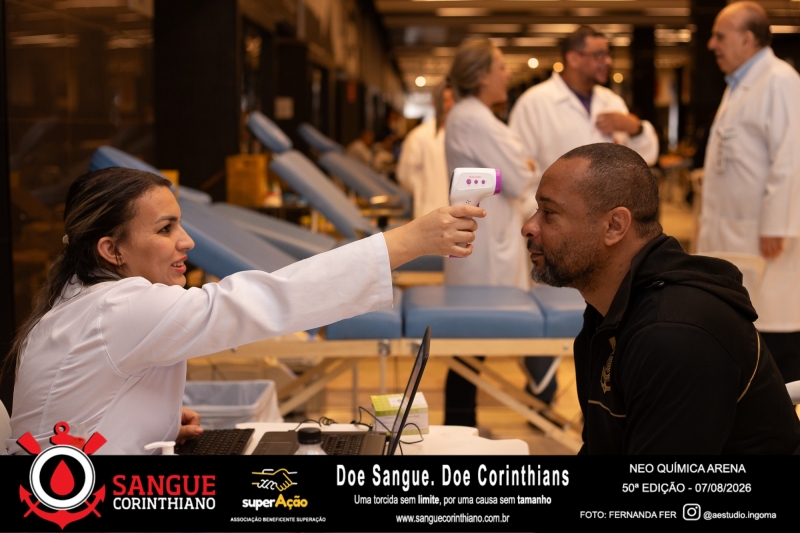 50º Edição - Campanha Sangue Corinthiano - Neo Quimíca Arena - 07 de Agosto 2026