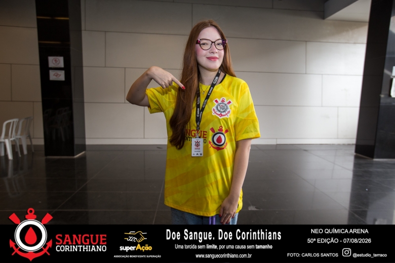 50º Edição - Campanha Sangue Corinthiano - Neo Quimíca Arena - 07 de Agosto 2026