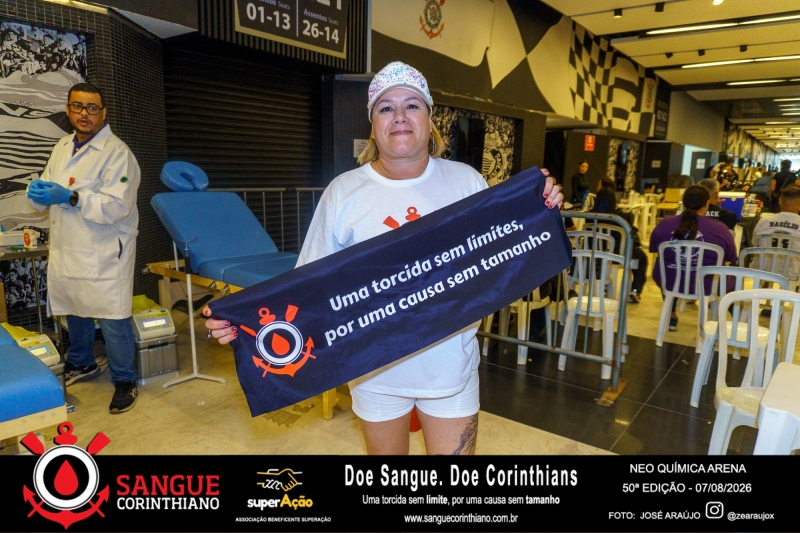 50º Edição - Campanha Sangue Corinthiano - Neo Quimíca Arena - 07 de Agosto 2026