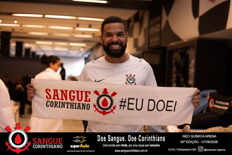 50º Edição - Campanha Sangue Corinthiano - Neo Quimíca Arena - 07 de Agosto 2026