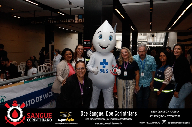 50º Edição - Campanha Sangue Corinthiano - Neo Quimíca Arena - 07 de Agosto 2026