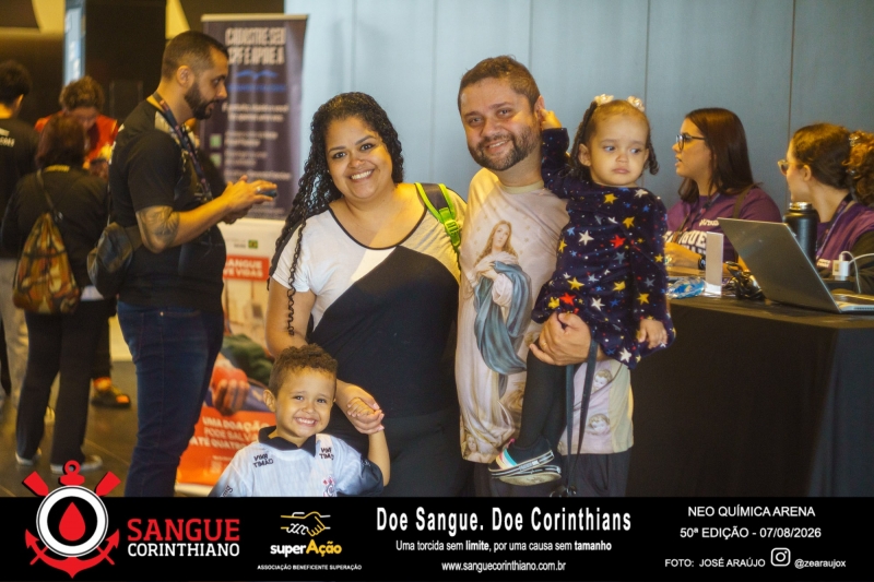 50º Edição - Campanha Sangue Corinthiano - Neo Quimíca Arena - 07 de Agosto 2026