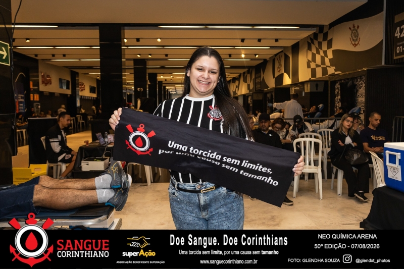 50º Edição - Campanha Sangue Corinthiano - Neo Quimíca Arena - 07 de Agosto 2026
