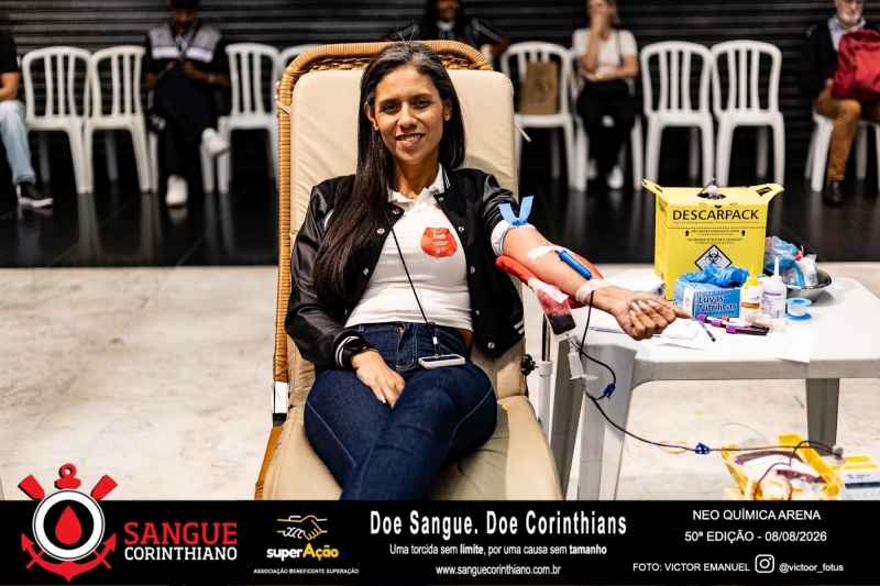 50º Edição - Campanha Sangue Corinthiano - Neo Quimíca Arena - 07 de Agosto 2026