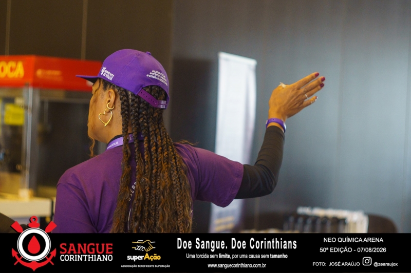 50º Edição - Campanha Sangue Corinthiano - Neo Quimíca Arena - 07 de Agosto 2026