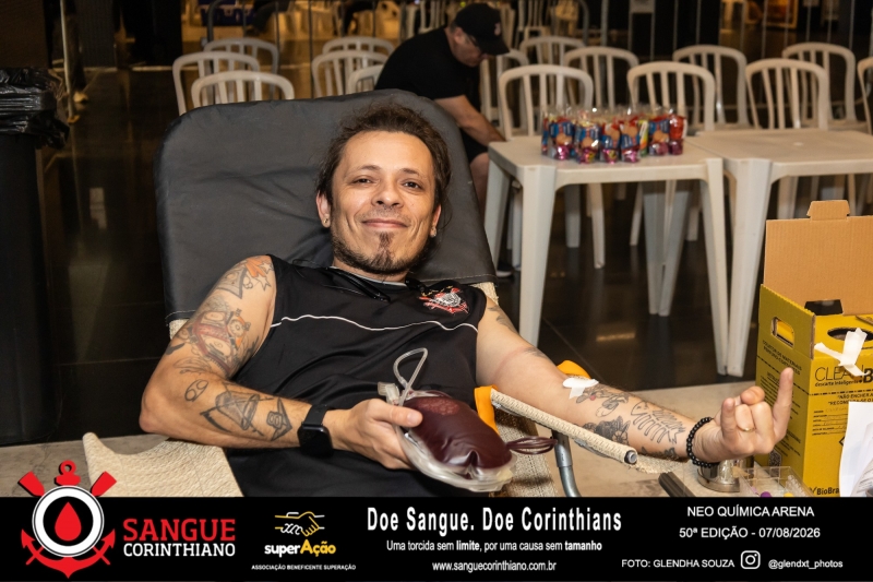 50º Edição - Campanha Sangue Corinthiano - Neo Quimíca Arena - 07 de Agosto 2026