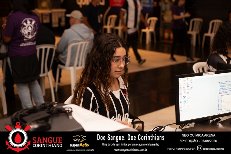 50º Edição - Campanha Sangue Corinthiano - Neo Quimíca Arena - 07 de Agosto 2026
