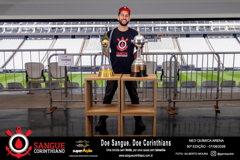 50º Edição - Campanha Sangue Corinthiano - Neo Quimíca Arena - 07 de Agosto 2026