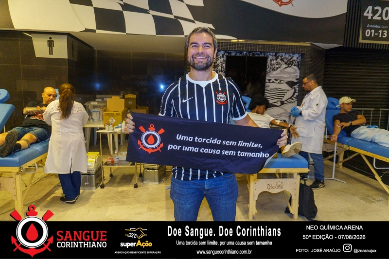 50º Edição - Campanha Sangue Corinthiano - Neo Quimíca Arena - 07 de Agosto 2026