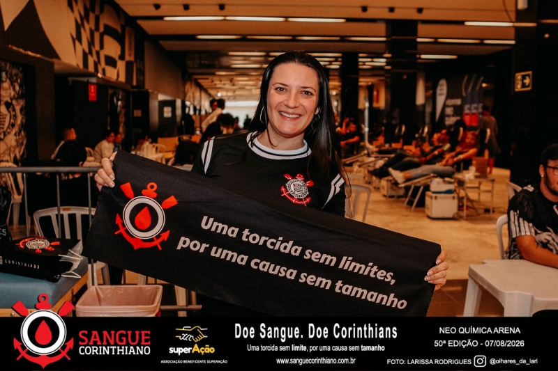 50º Edição - Campanha Sangue Corinthiano - Neo Quimíca Arena - 07 de Agosto 2026