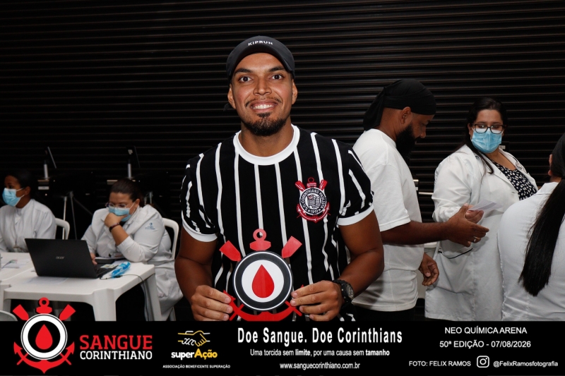 50º Edição - Campanha Sangue Corinthiano - Neo Quimíca Arena - 07 de Agosto 2026
