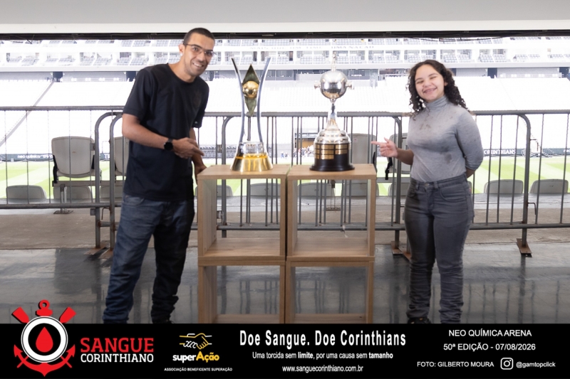 50º Edição - Campanha Sangue Corinthiano - Neo Quimíca Arena - 07 de Agosto 2026