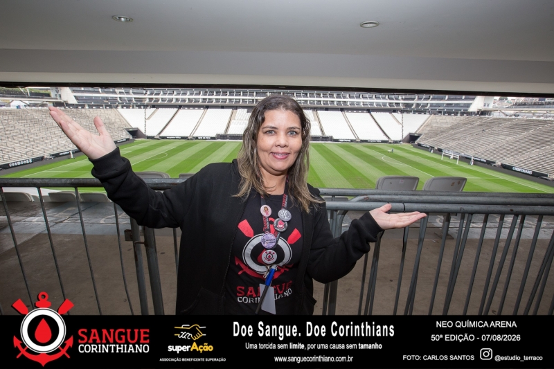 50º Edição - Campanha Sangue Corinthiano - Neo Quimíca Arena - 07 de Agosto 2026