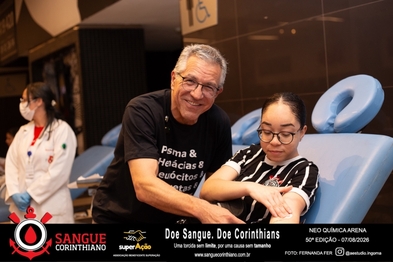 50º Edição - Campanha Sangue Corinthiano - Neo Quimíca Arena - 07 de Agosto 2026