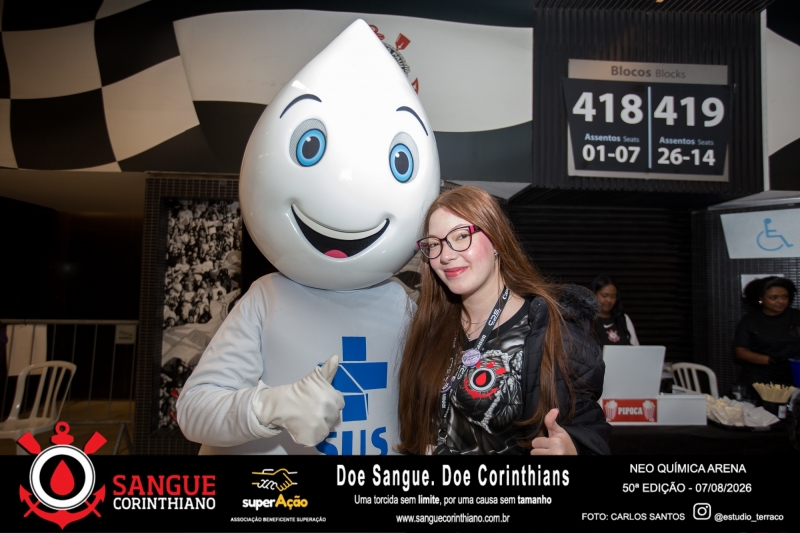 50º Edição - Campanha Sangue Corinthiano - Neo Quimíca Arena - 07 de Agosto 2026
