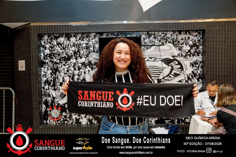 50º Edição - Campanha Sangue Corinthiano - Neo Quimíca Arena - 07 de Agosto 2026