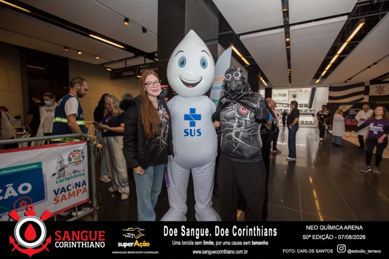 50º Edição - Campanha Sangue Corinthiano - Neo Quimíca Arena - 07 de Agosto 2026