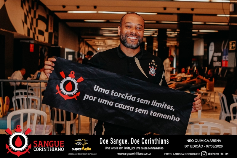 50º Edição - Campanha Sangue Corinthiano - Neo Quimíca Arena - 07 de Agosto 2026